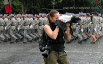 En reportage au 14 juillet