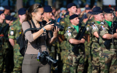 En reportage au 14 juillet